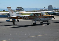 N757SK @ KOAK - Locally-based 1977 Cessna 152 on North Ramp @ Oakland international Airport, CA (no longer register) - by Steve Nation