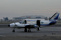 N7434L @ KOAK - AMERIFLIGHT 1972 Piper PA-31-310 Navajo small package carrier @ Oakland International Airport North ramp home base - by Steve Nation