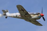 G-AWHK @ EGSU - Flying Legends airshow.