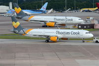 G-TCDJ @ EGCC - Under tow at Manchester. - by Graham Reeve