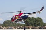 N154EH @ KOSH - MBB B0-105 CBS-4 CN S-704 Chuck Aaron - Red Bull, N154EH