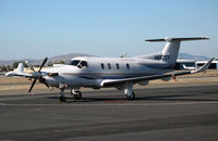 N432CV @ KCCR - 1995 Pilatus PC-12/45 on Pacific States Aviation ramp @ Concord, CA - by Steve Nation