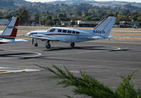 N4661N @ KCCR - MERRICK Building Quality Solutions LIDAR equipped 1978 Cessna 402C ready to taxi @ Concord, CA (owned by Aero Systems inc, Eire, CO) - by Steve Nation