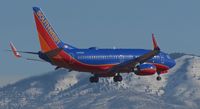 N799SW @ KBOI - Landing RWY 10L. - by Gerald Howard
