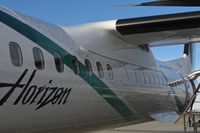 N452QX @ KBOI - Horizon employee signatures. - by Gerald Howard