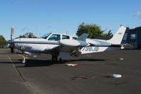 N738JB @ O41 - 1996 Raytheon A36 Bonanza with winglets in for maintenance @ WATTS Field, Woodland, CA - by Steve Nation