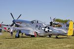 N5551D @ KOSH - North American P-51D Mustang Little Rebel CN 45-11495, N5551D - by Dariusz Jezewski  FotoDJ.com