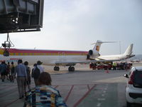 EC-JZU @ LEMG - Iberia CRJ-900 - by Christian Maurer