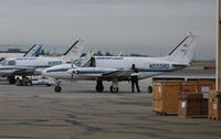 N555RG @ KOAK - AMERIFLIGHT 1973 Piper PA-31-350 Freighter ready for morning launch @ Oakland International Airport, CA North Field - by Steve Nation