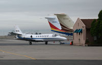 N115K @ KOAK - Kaiser Air, Oakland, CA 1991 Cessna 560 @ Oakland International Airport, CA North Field - by Steve Nation
