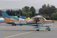 N61126 @ KCCR - Locally-based 1969 Cessna 150J in classic Discover Flying colors taxiing @ Buchanan Field, Concord, CA - by Steve Nation