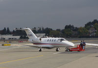 N84FG @ KCCR - Norton Packaging, Hayward, CA 1997 Cessna 525 @ Buchanan Field, Concord, CA home base being towed to Pacific States Aviation ramp - by Steve Nation
