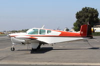 N424B @ SZP - 1948 Beech A35 BONANZA, Continental E-185-1, 185 Hp for 1 minute at 2,300 rpm, 165 Hp continuous, several mods evident - by Doug Robertson