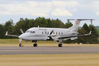 T-729 @ LFSI - Swiss Air Force Beech 1900D, Take off run rwy 29, St Dizier-Robinson Air Base 113 (LFSI) Open day 2017 - by Yves-Q