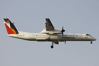 RP-C5901 @ LMML - DeHavilland Canada DHC-8 RP-C5901 Philipinne Airlines Express landing in Malta while on delivery flight. - by Raymond Zammit
