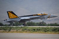 168471 @ KBOI - Just touching down on RWY 10R.  VFA-151 Vigilantes, NAS Lemoore, CA. - by Gerald Howard