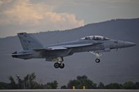 168928 @ KBOI - Landing RWY 10R.  VFA-122  'Flying Eagles, NAS Lemoore, CA. - by Gerald Howard