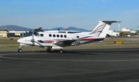 N528AM @ KCCR - Souse Brothers Ocean Towing Co., Coos Bay, OR 1985 Beech King Air 300 taxiing from Pacific States Aviation ramp @ Buchanan Field, Concord, CA - by Steve Nation