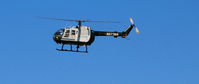 N623MB @ KCCR - CALSTAR 1986 MBB BO-105 medical helicopter on final turn for landing on company ramp behind general aviation terminal @ Buchanan Field, Concord, CA - by Steve Nation