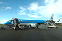 PH-EXE @ ESSL - KLM Embraer 190STD during a short turn around at Linköping City Airport, Sweden
