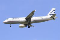 SX-DVS @ LFPG - Airbus A320-232, Short approach rwy 27R, Roissy Charles De Gaulle Airport (LFPG-CDG) - by Yves-Q