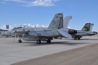 168255 @ KBOI - Parked on the south GA ramp. VAQ-130 Zappers. - by Gerald Howard