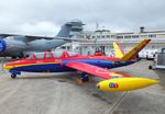 F-GJMN @ LFPB - Fouga CM.170 Magister of the Patrouille Tranchant at the Aerosalon 2015, Paris