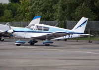 G-ATOT @ EGLK - Piper PA-28-180 Cherokee at Blackbushe. - by moxy