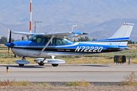 N7222Q @ KBOI - Taxiing to the ramp via Foxtrot.
