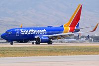 N713SW @ KBOI - Landing roll out on RWY 28L. - by Gerald Howard