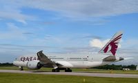 A7-BCK @ EGCC - At Manchester - by Guitarist