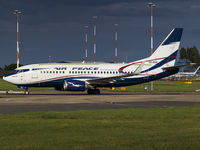 5N-BRN @ EGSH - Being towed to the Northern apron @ NWI....