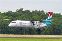 LX-LQB @ EDDR - De Havilland Canada DHC-8-402Q, - by Jerzy Maciaszek