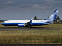 N737M @ EGSH - Sat on the northern apron - by Bradley Bygrave