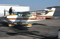 N234TM @ KVCB - 1976 Cessna 182P Skylane visiting from Novato @ Nut Tree Airport, Vacaville, CA - by Steve Nation