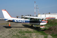 N704ZV @ KVCB - Locally-based 1976 Cessna 150M in the weeds @ Nut Tree Airport, Vacaville, CA (sold to Sharman Enterprises, Vacaville 2010-03-04 and cancelled from USCAR 2012-05-23 as exported to South Africa) - by Steve Nation