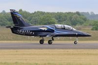 ES-TLB @ LFSI - Aero L-39 Albatros, Fly & Fun french team, Taxiing to holding point rwy 29, St Dizier-Robinson Air Base 113 (LFSI) Open day 2017 - by Yves-Q