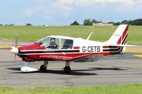 G-CETB @ EGSH - Arriving at Norwich. - by keithnewsome