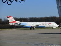 OE-LVO @ EDDK - Fokker 100 F28-0100 - VO TYR Austrian Arrows 'Chisinau' - 11460 - OE-LVO - 08.12.2015 - CGN - by Ralf Winter