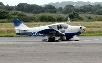 G-GDER @ EGFH - Visiting Robin Aiglon. - by Roger Winser