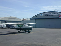 N5512E - N5512E at Hillsboro OR, during my long solo x-country, April 2000 - by Charles W. Clark