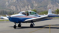 N91689 @ SZP - 1946 North American NAVION, Continental E225 upgrade, taxi back Young Eagles flight - by Doug Robertson