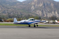 N91689 @ SZP - 1946 North American NAVION, Continental E225 upgrade, takeoff roll Rwy 22, Young Eagles flight - by Doug Robertson