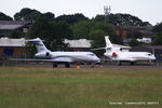 VT-FCN @ EGTC - parked at Cranfield - by Chris Hall