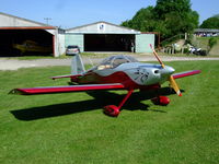 G-RRRV - Just before first flight - by Chris Hall