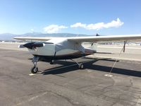 N1371M @ KRNO - On ramp with cover - by Bill Custer
