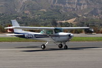 N5443L @ SZP - 1980 Cessna 152, Lycoming O-235 115 Hp, taxi off the active - by Doug Robertson