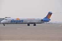 N874GA @ KBOI - Turning to the gate. It is an MD-83. - by Gerald Howard