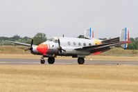 F-AZES @ LFSI - Dassault MD-312 Flamant, Taxiing to parking area, St Dizier-Robinson Air Base 113 (LFSI) Open day 2017 - by Yves-Q