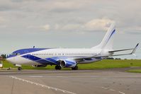N737M @ EGSH - Fresh out of paint shop. - by keithnewsome